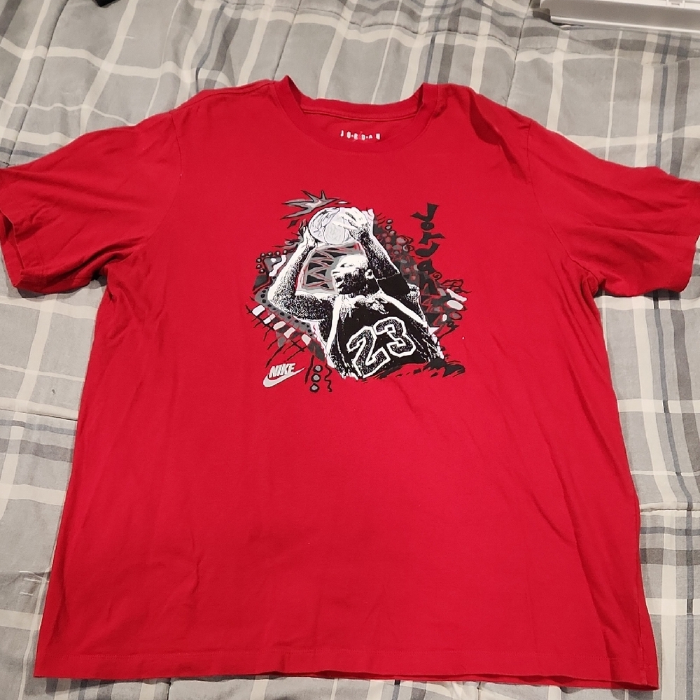 Nike Red Basketball Graphic Men's Tee